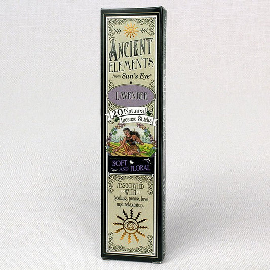 Lavender - 20 Natural Incense Sticks - Sun's Eye