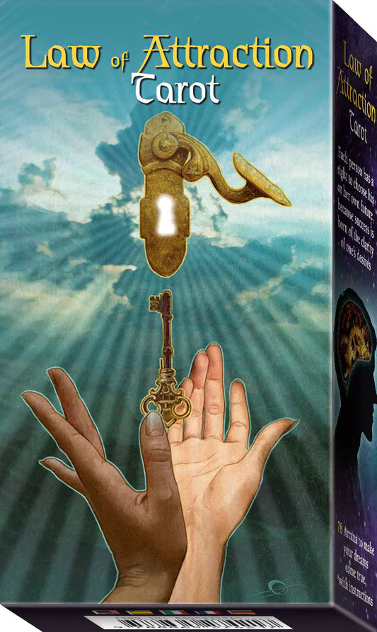 Law of Attraction Tarot by Lo Scarabeo – a 78-card deck blending Rider-Waite tradition with manifestation principles.
