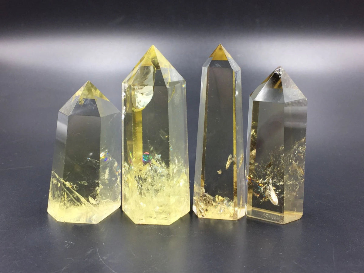 Lemon Quartz Tower 2-2.75" - AAA