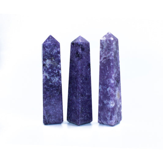 Lepidolite Obelisk 5" - Madagascar
