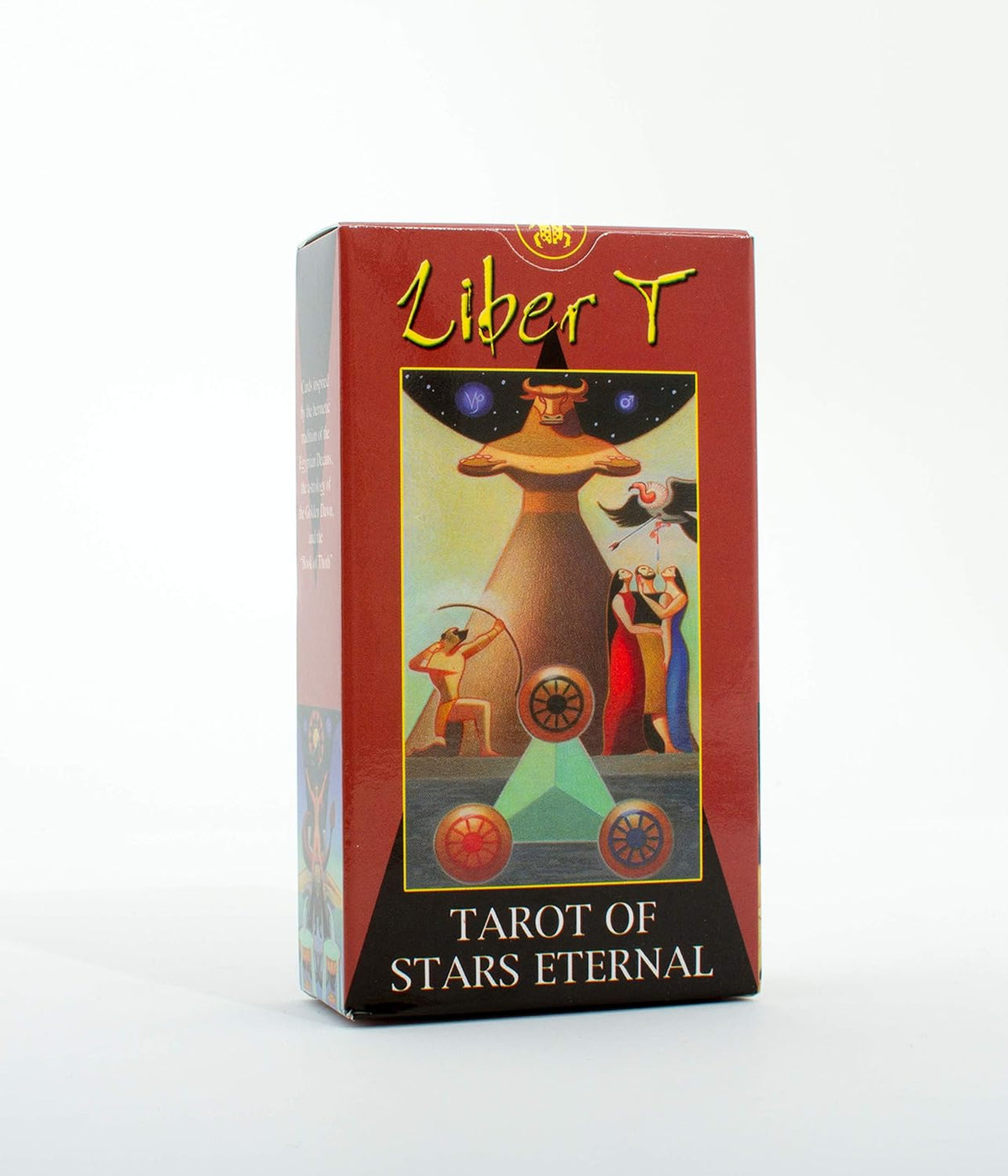 Liber T: Tarot of Stars Eternal by Lo Scarabeo with esoteric imagery and celestial symbolism for deep insight.
