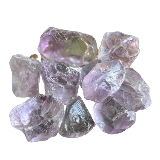 Lavender Amethyst Raw Gem Light Color
