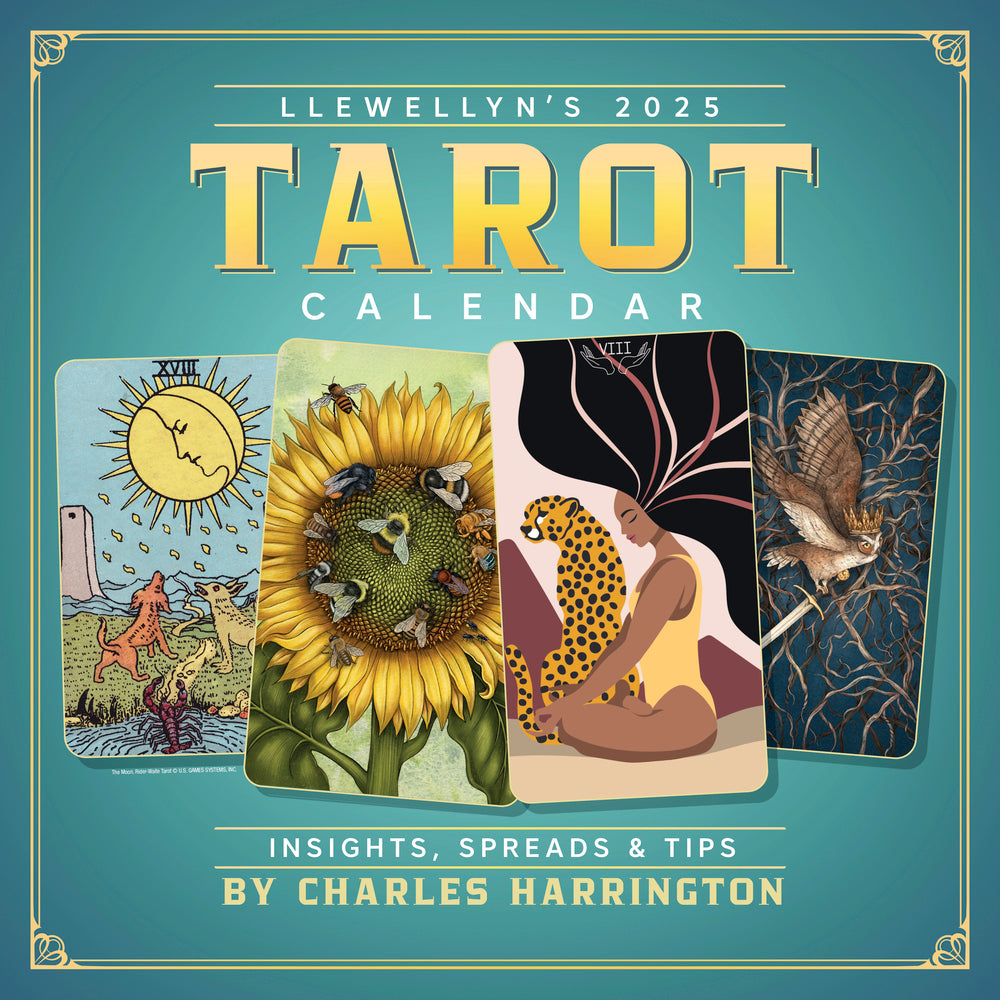 Llewellyn's 2025 Tarot Calendar with insights, spreads, and tips for daily tarot guidance throughout the year.
