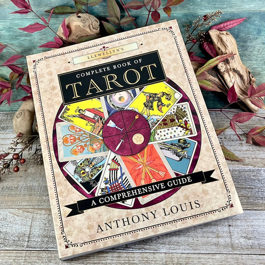 Llewellyn's Complete Book of Tarot by Anthony Louis – comprehensive guide covering tarot history, card meanings, spreads, and integration with astrology, numerology, and psychology.
