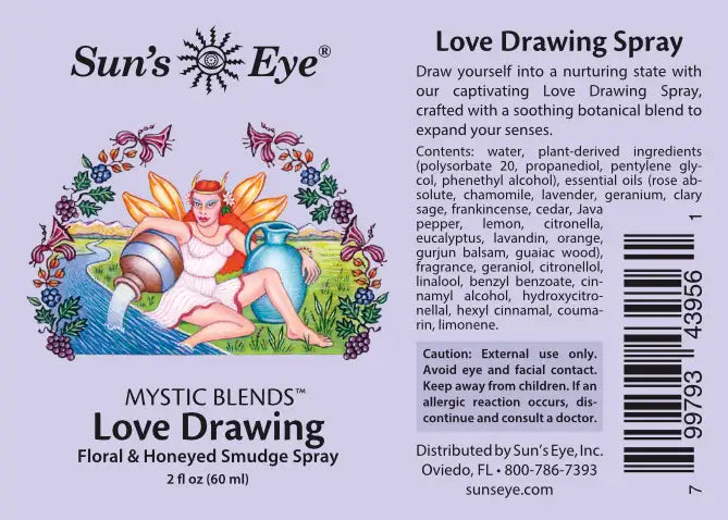 Love Drawing Sun's Eye Fine Mists Smudge Spray 8oz