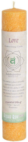 Love- Chakra Pillar Energy Scented Candle