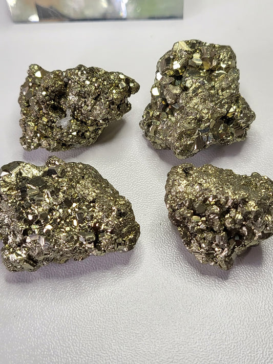 Pyrite Cocada Clusters Peru - Medium
