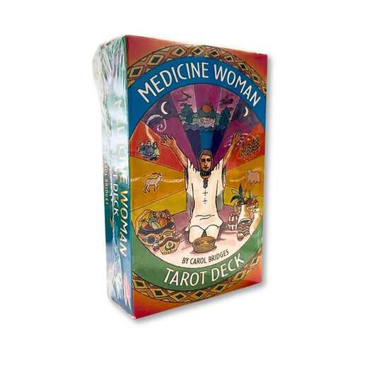 Medicine Woman Tarot Deck by Carol Bridges – a 78-card deck honoring feminine wisdom and Earth-based spirituality with Native-inspired symbolism.
