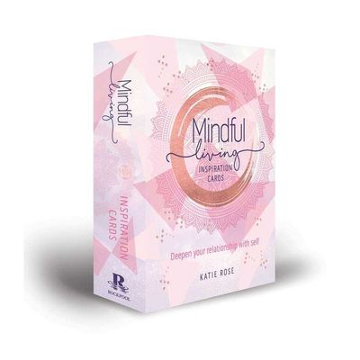 Mindful Living Inspiration Cards by Katie Rose – a deck of 52 mindfulness prompts and affirmations to nurture presence and inner calm.
