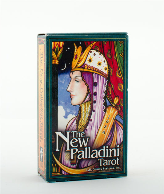 New Palladini Tarot by David Palladini – vibrant 78-card deck blending medieval, Egyptian, Renaissance, and modern art in a Rider-Waite-Smith style.

