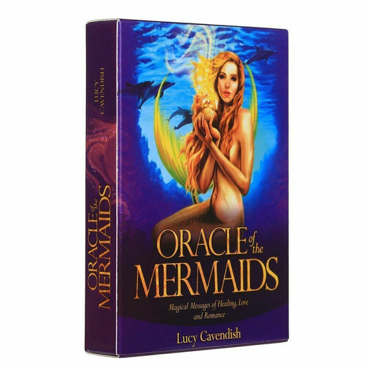 Oracle of the Mermaids by Lucy Cavendish – a mystical oracle deck channeling oceanic wisdom and mermaid guidance.
