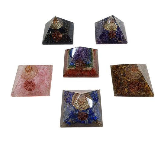 Orgone Pyramid 70MM - India