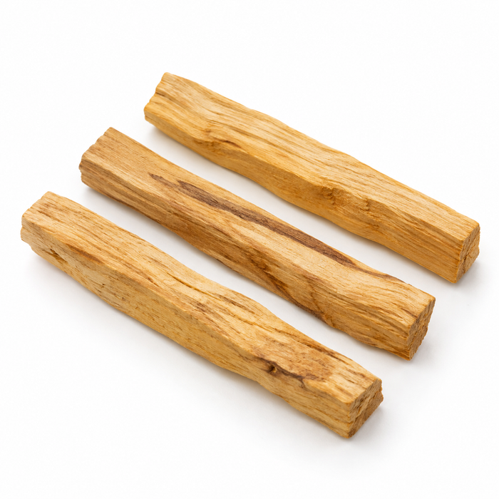 Palo Santo Sticks – 3-Pack (30g), three natural Palo Santo wood sticks