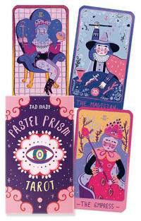 Pastel Prism Tarot by Theresa Hutch – a colorful tarot deck with soft pastel tones for gentle intuitive readings.
