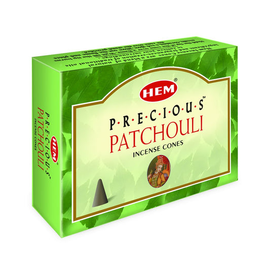 Hem Precious Patchouli Traditional Incense Cones (10)