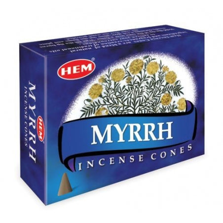 Hem Myrrh Traditional Incense Cones (10)