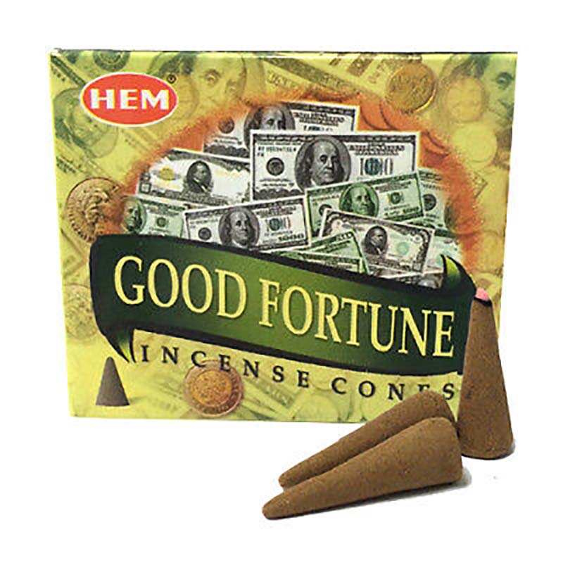 Hem Good Fortune Incense Cones (10)