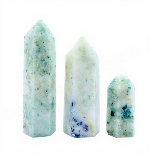 Phoenix Stone (Chrysocolla, Malachite and Turquoise) Tower