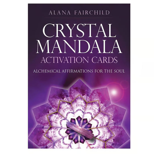 Pocket Crystal Mandala Activation Cards by Alana Fairchild & Jane Marin – A 56-card deck offering alchemical affirmations and crystal energy guidance.
