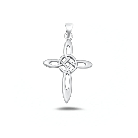Celtic Cross .925 Sterling Silver Pendant