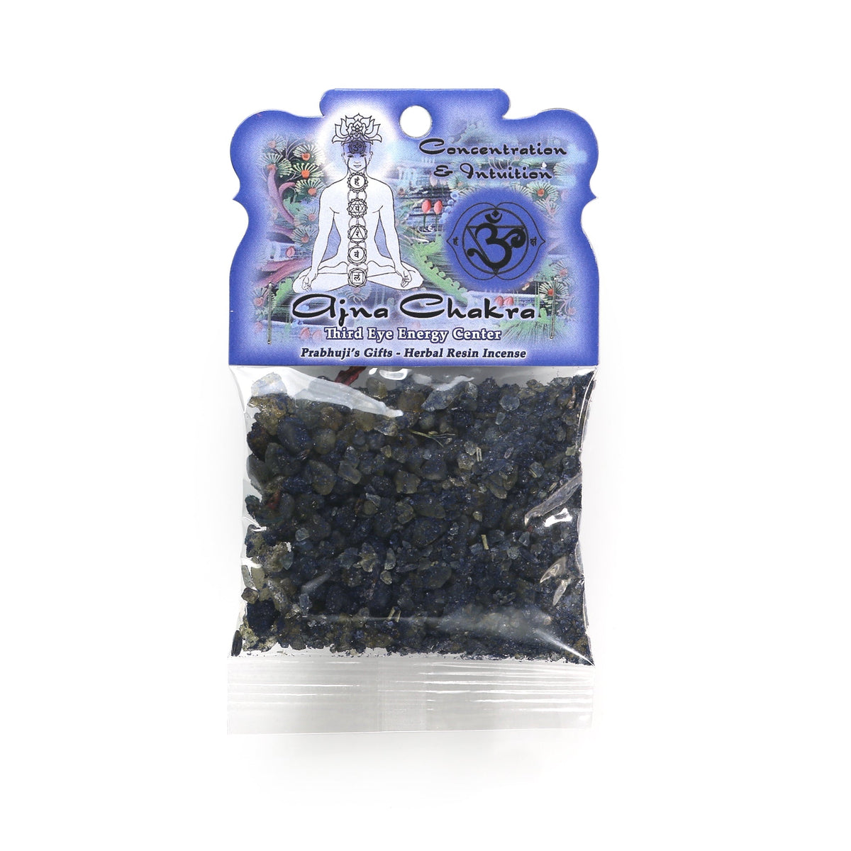 Prabhuji's Gifts Ajna Herbal Resin 34g — official manufacturer packaging