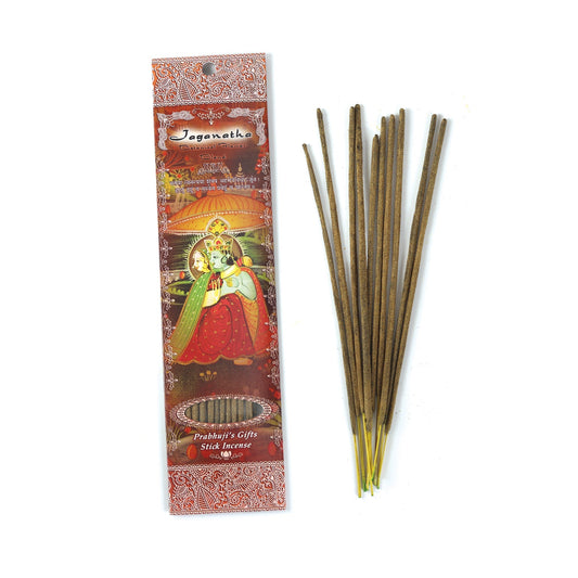 Prabhuji's Gifts Jaganatha Stick Incense — official product packaging