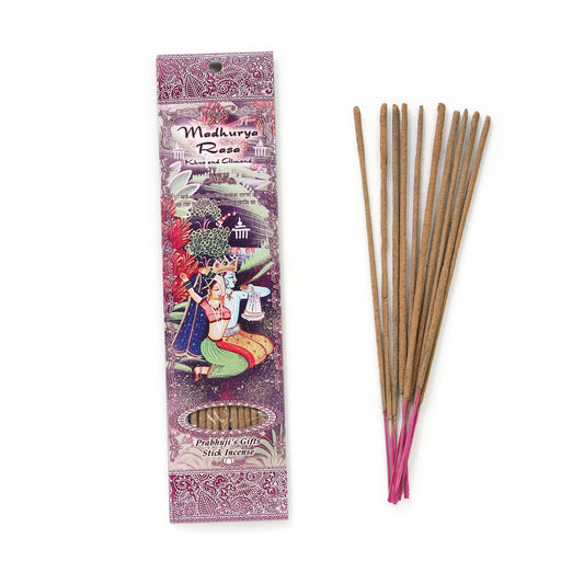 Prabhuji's Gifts Madhurya Rasa Sticks official incense sticks packaging