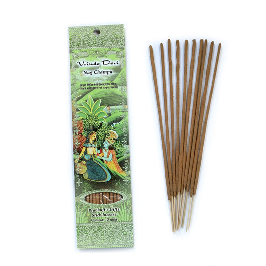 Prabhuji's Gifts Vrinda Devi Stick Incense — official product packaging
