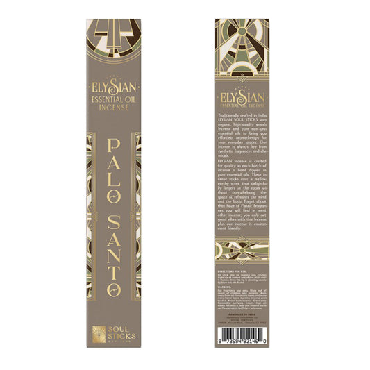 Elysian Palo Santo Essential Oil Incense Sticks