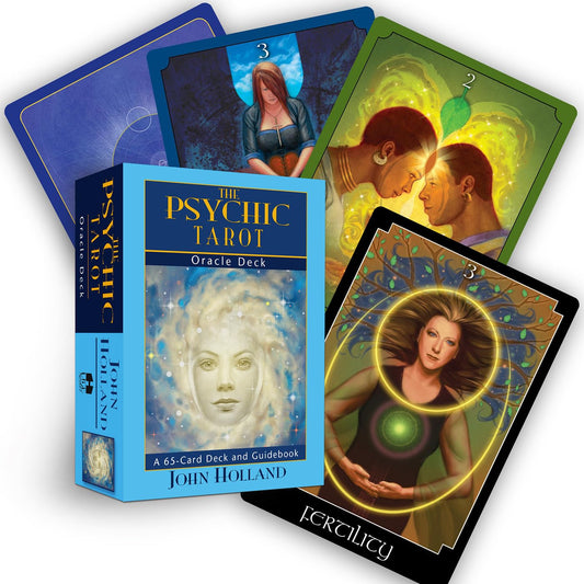 The Psychic Tarot Oracle Deck by John Holland – a powerful blend of tarot and oracle insights for intuitive readings and self-discovery.
