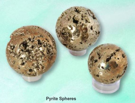 Pyrite Sphere 1.5-2"- Peru