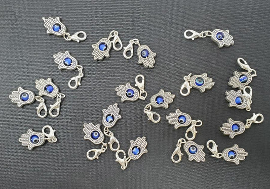 Evil Eye Charm in Black Cord