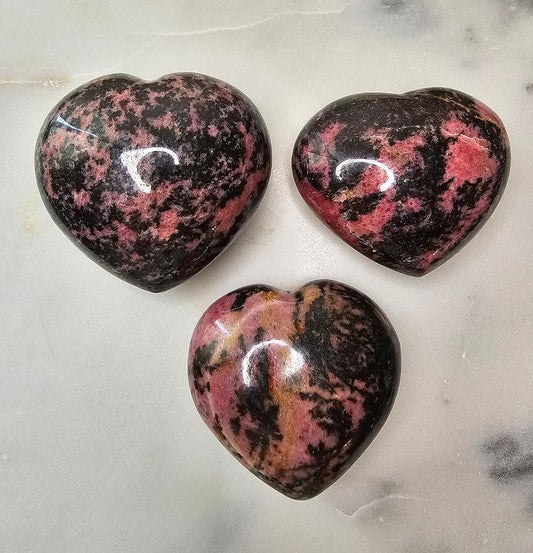 Rhodonite Heart Madagascar