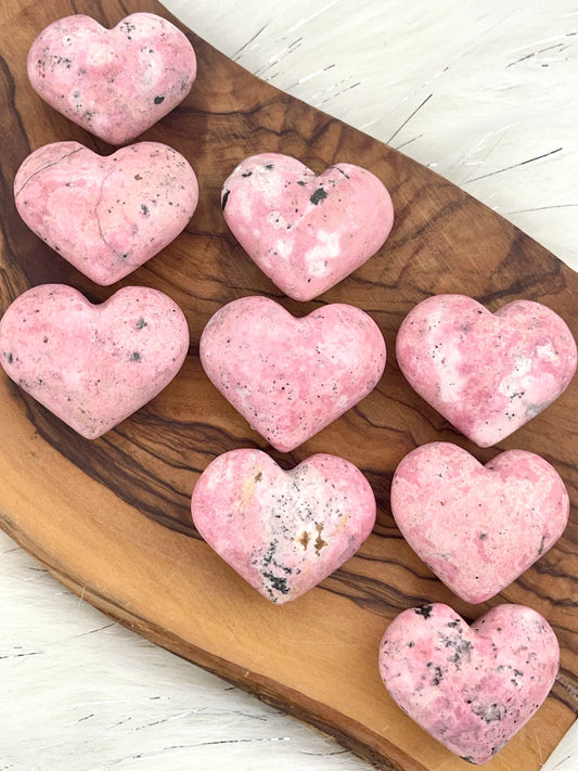 Rhodonite Heart Peru 1.75-2"