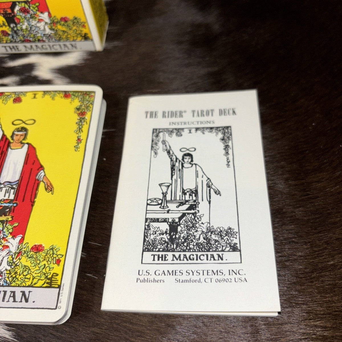 Rider-Waite Tarot Deck WR78 – instruction booklet with The Magician card