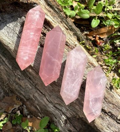 Rose Quartz D/T Point Madagascar #47