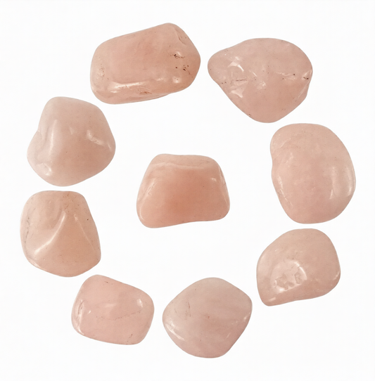 Rose Quartz Crystal Tumbled 20-40MM - Brazil