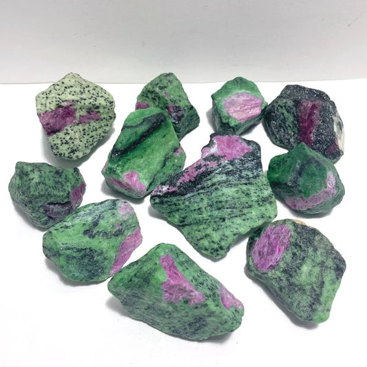 Ruby In Zoisite Rough - A Quality