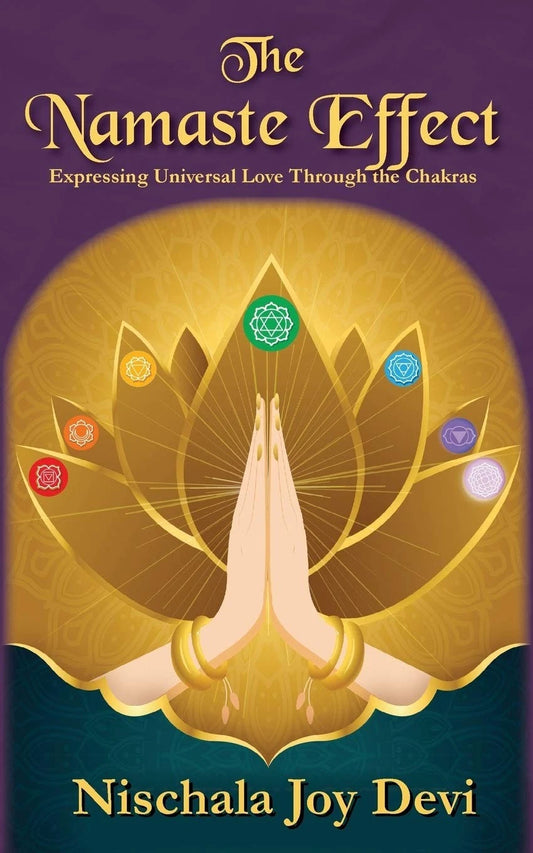 The Namaste Effect by Nischala Joy Devi – A 280-page guide exploring how to express universal love through the chakras, featuring heartwarming stories and practices to foster connection and compassion.
