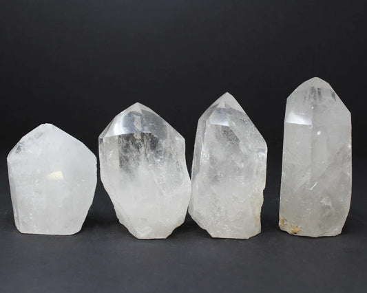 Clear Quartz Cut Base Point Brazil