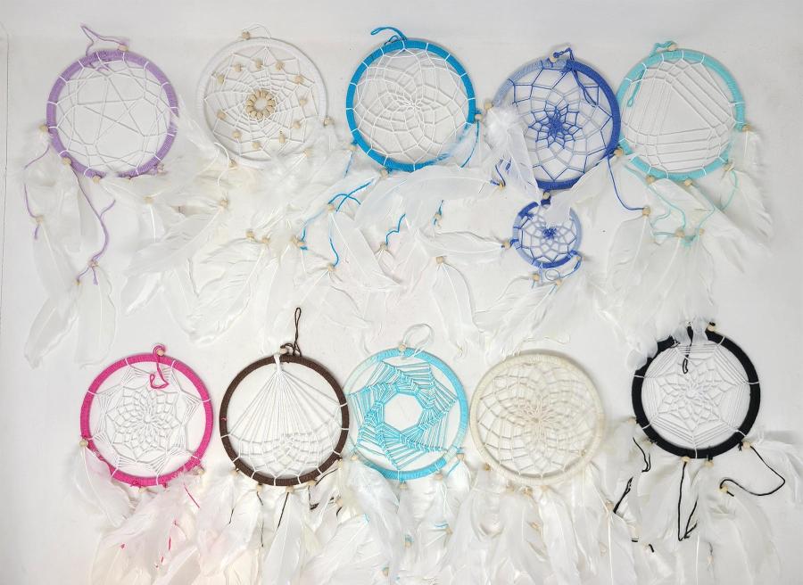 4.75" Diameter - Assorted Color Dream Catchers