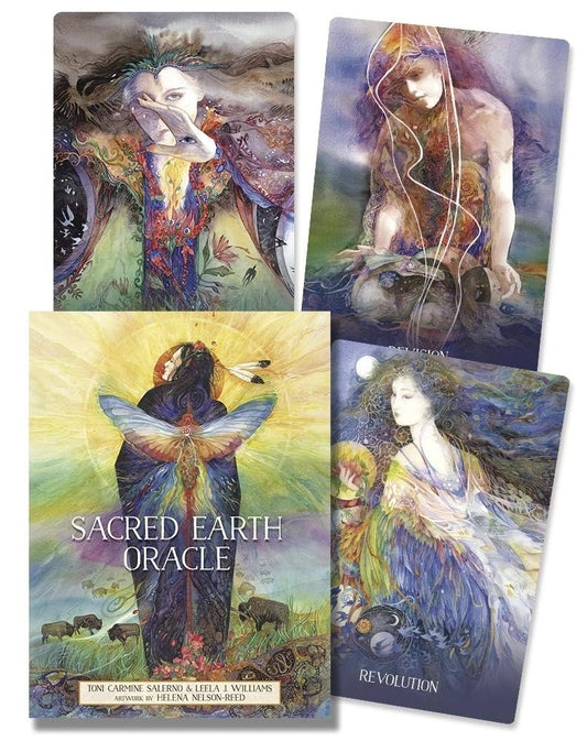 Sacred Earth Oracle by Salerno & Williams – visionary oracle deck exploring the wisdom and beauty of the natural world.
