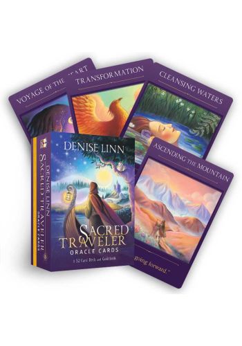 Sacred Traveler Oracle Cards by Denise Linn – a 44‑card deck for inner journey, self-discovery, and spiritual pathing.
