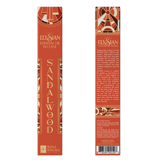 Elysian Sandalwood Essential Oil Incense Sticks