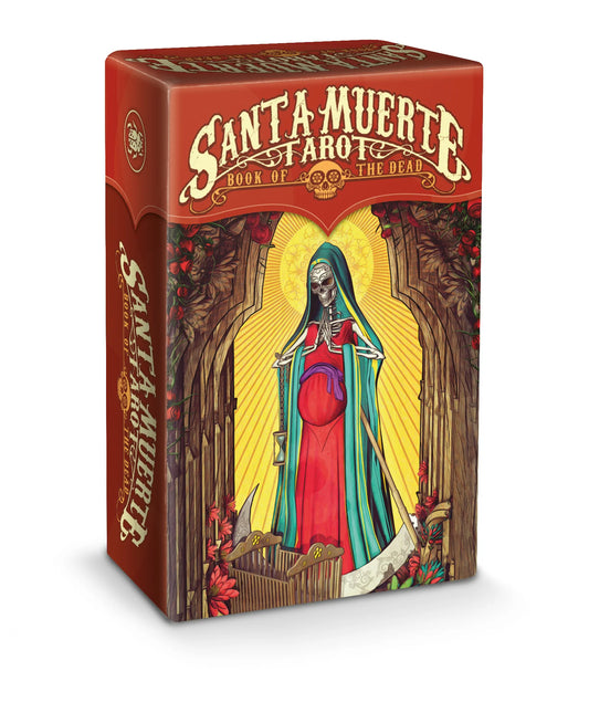 Santa Muerte Tarot Mini by Fabio Listrani – a 78-card pocket-sized deck inspired by Día de los Muertos, rich in symbolic imagery.
