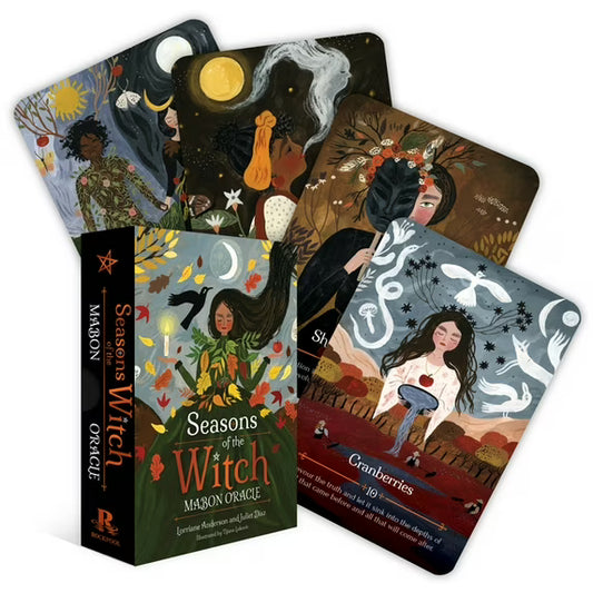 Seasons of the Witch: Mabon Oracle by Juliet Diaz & Lorriane Anderson – an oracle deck honoring Mabon and seasonal magic.
