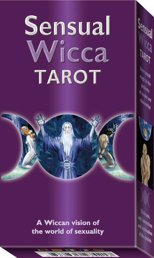Sensual Wicca Tarot by Lo Scarabeo – a mystical tarot deck exploring Wiccan themes of passion, intimacy, and spirituality.
