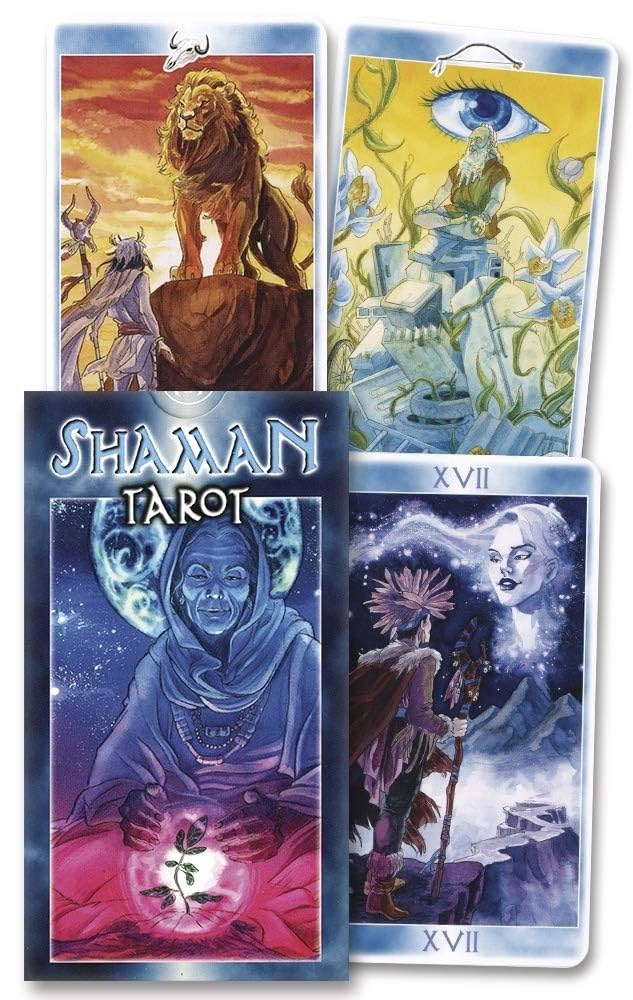 "Shaman Tarot Deck by Lo Scarabeo – evocative deck with indigenous‑inspired imagery for spiritual insights."
