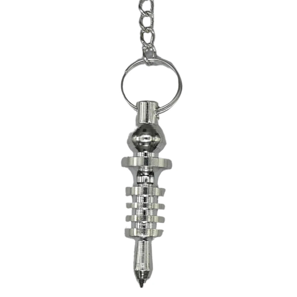 Brass Metal Chrome Silver Color Plain Mixed Shape Pendulums 9" )