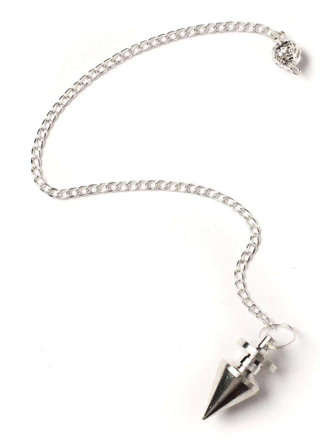 Brass Metal Chrome Silver Color Plain Mixed Shape Pendulums 9" )